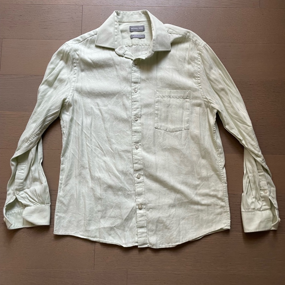 Michael Kors light green casual shirt